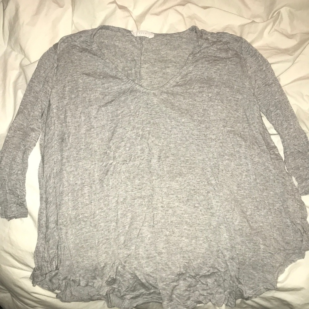 Lush long sleeve flowy top size small